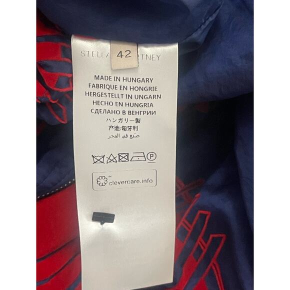 New STELLA MCCARTNEY Nylon Flock Print Jacket - Picture 13 of 16